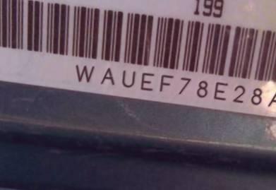 VIN prefix WAUEF78E28A0