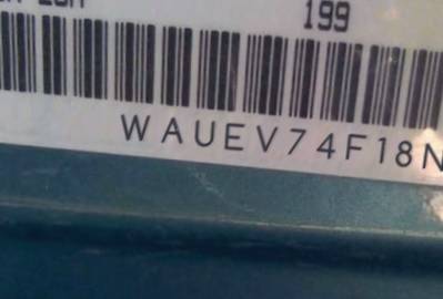 VIN prefix WAUEV74F18N0