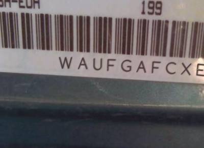 VIN prefix WAUFGAFCXEN1