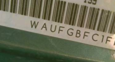 VIN prefix WAUFGBFC1FN0