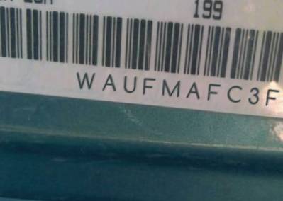 VIN prefix WAUFMAFC3FN0