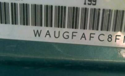 VIN prefix WAUGFAFC8FN0