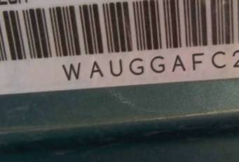 VIN prefix WAUGGAFC2DN0