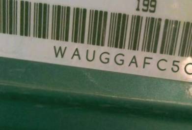 VIN prefix WAUGGAFC5CN1