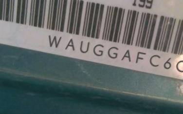 VIN prefix WAUGGAFC6CN0