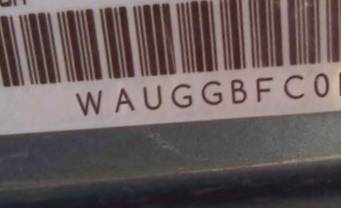 VIN prefix WAUGGBFC0DN0