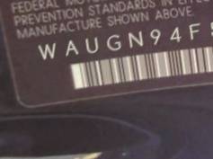 VIN prefix WAUGN94F57N1