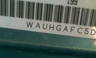 VIN prefix WAUHGAFC5DN0