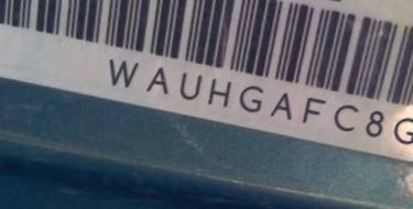 VIN prefix WAUHGAFC8GN1