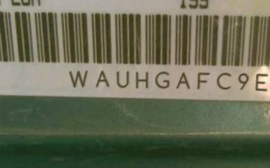 VIN prefix WAUHGAFC9EN1