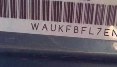 VIN prefix WAUKFBFL7EN0