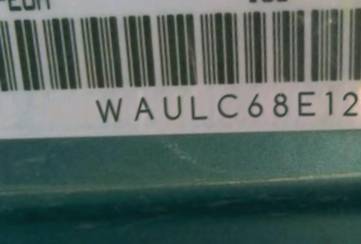 VIN prefix WAULC68E12A2