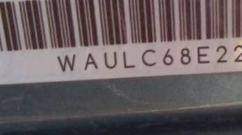 VIN prefix WAULC68E22A2