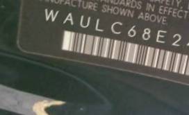 VIN prefix WAULC68E24A0