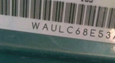 VIN prefix WAULC68E53A2