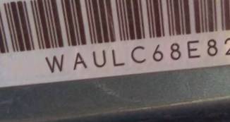 VIN prefix WAULC68E82A2