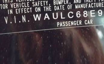 VIN prefix WAULC68E93A3