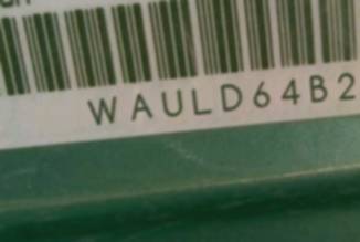 VIN prefix WAULD64B22N0