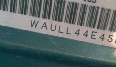 VIN prefix WAULL44E45N0