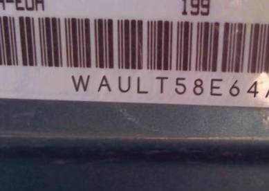 VIN prefix WAULT58E64A1