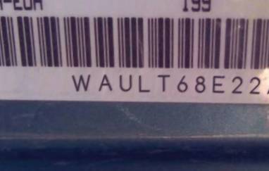 VIN prefix WAULT68E22A0