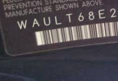 VIN prefix WAULT68E25A0