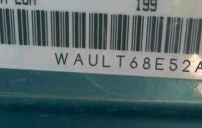 VIN prefix WAULT68E52A0