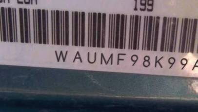 VIN prefix WAUMF98K99A0