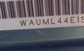 VIN prefix WAUML44E15N0