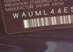 VIN prefix WAUML44E55N0