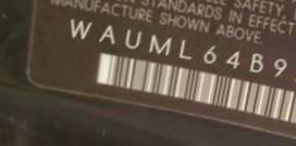 VIN prefix WAUML64B92N0
