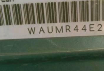 VIN prefix WAUMR44E25N0