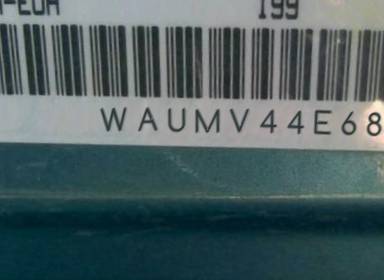 VIN prefix WAUMV44E68N0
