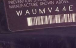 VIN prefix WAUMV44EX7N0
