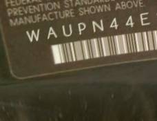 VIN prefix WAUPN44E37N0