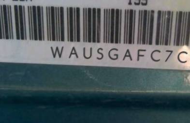 VIN prefix WAUSGAFC7CN0