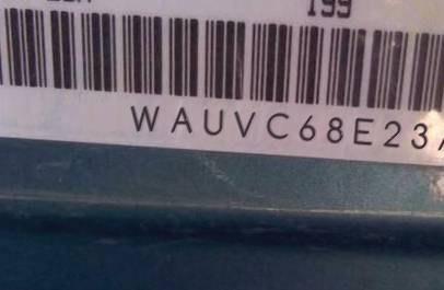 VIN prefix WAUVC68E23A3