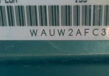 VIN prefix WAUW2AFC3EN0