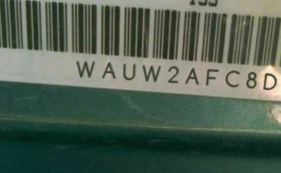 VIN prefix WAUW2AFC8DN0
