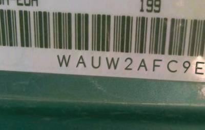 VIN prefix WAUW2AFC9EN1