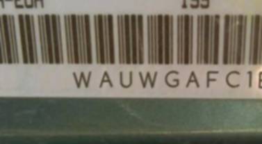 VIN prefix WAUWGAFC1EN0
