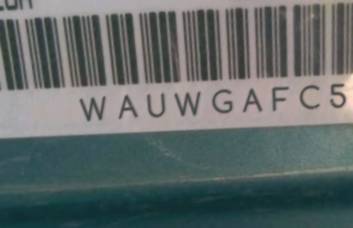VIN prefix WAUWGAFC5EN1