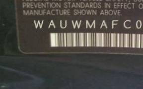 VIN prefix WAUWMAFC0EN1