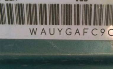 VIN prefix WAUYGAFC9CN1