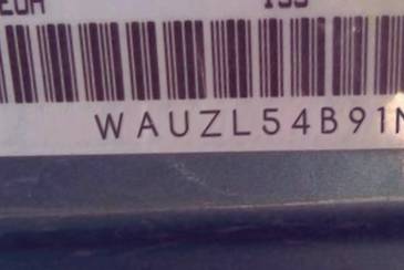 VIN prefix WAUZL54B91N1