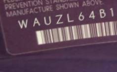 VIN prefix WAUZL64B1YN1