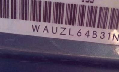 VIN prefix WAUZL64B31N0