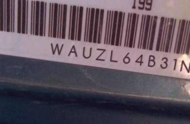 VIN prefix WAUZL64B31N1