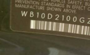 VIN prefix WB10D2100GZ3