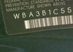 VIN prefix WBA3B1C55EK1